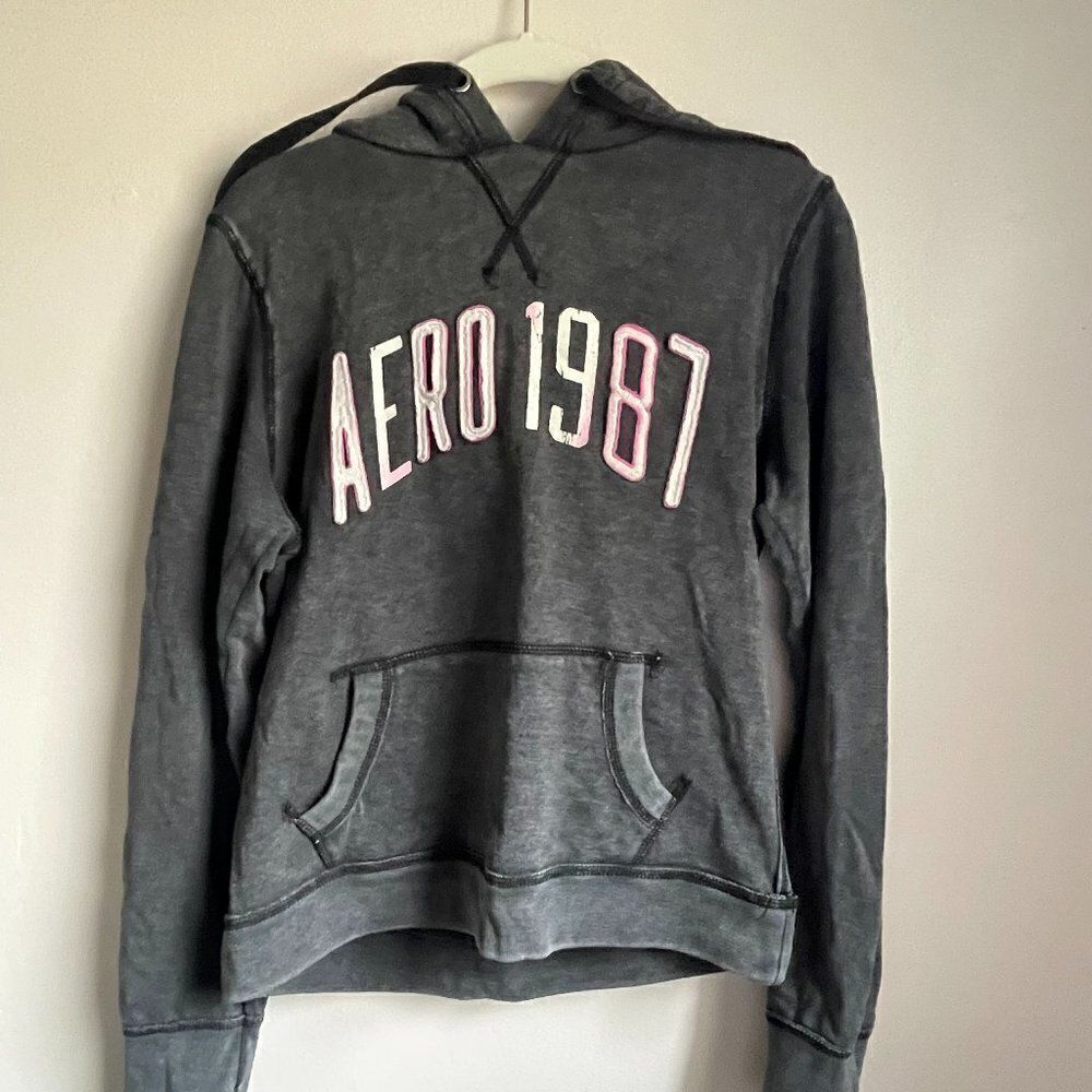Aeropostale Hoodie Aero1987 size large women's